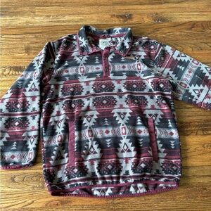 Cinch Multicolor Patterned Jacket